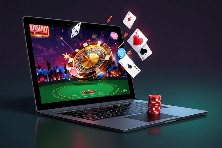 Live roulette table with professional croupier and HD camera setup